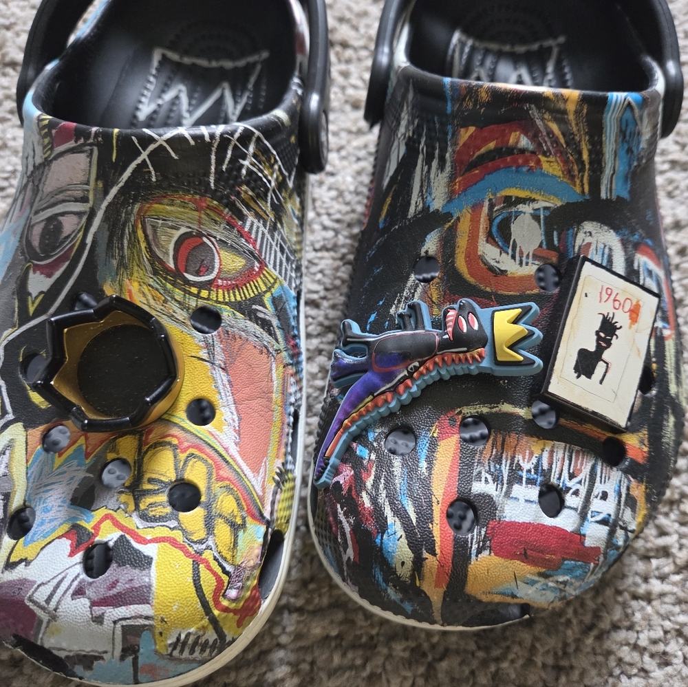 Basquiat Crocs Shoes